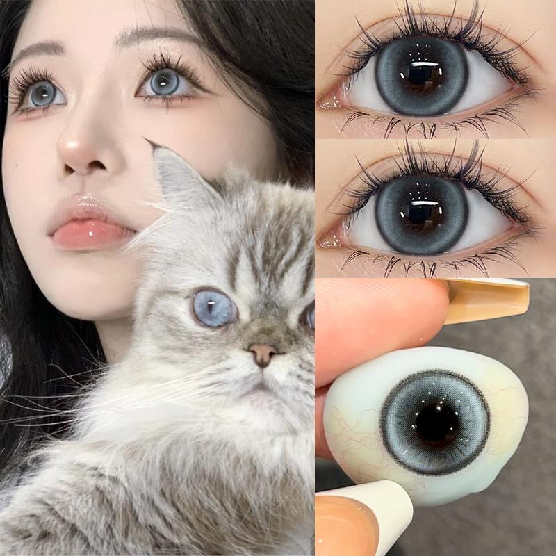 Красные контактные линзы на Хэллоуин с комическими глазами класса 14,5 мм, красные глаза вампира, косплей, костюм маленькой ведьмы на Хэллоуин, глаза, ежегодное использование