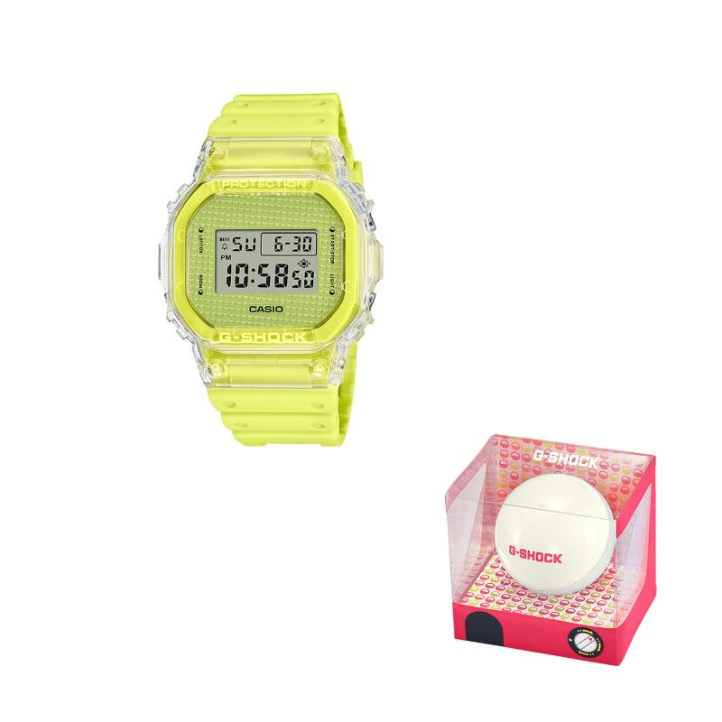 Casio Унисекс Часы Серии G-SQUAD Желтые DW-5600GL-9PR DW-5600GL-9PR