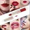 Double Head Velvet Matte Lip Gloss Lipstick 2-in-1, Long-lasting Moisturizing and Non Fading, Creating High-end Lip Makeup