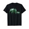 Vintage Elephant Silhouette Men Women Elephant T-Shirt