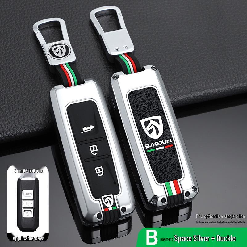 Baojun Car Key Cover for Hongguang MINI, Nano, EV, 730, 510, 310, 360, E200, S3 Journey