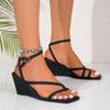 Women's Slippers Flat Sandals Summer Shoes 2024 New Fashion Versatile Solid Color Designer Slingback Beach Shoes Casual