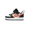 Court Borough Low 2 TD White Black Orange Baby Sneakers Dark-Smoke-Grey Total-Orange BQ5453-115