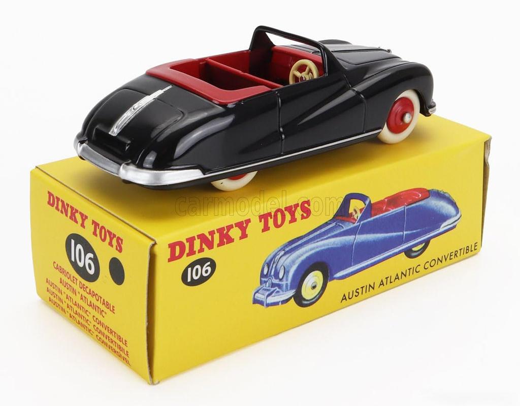 DINKY TOYS Dinky Austin Atlantic Convertible 1955 Black Reproduction Diecast Model Car 1/43