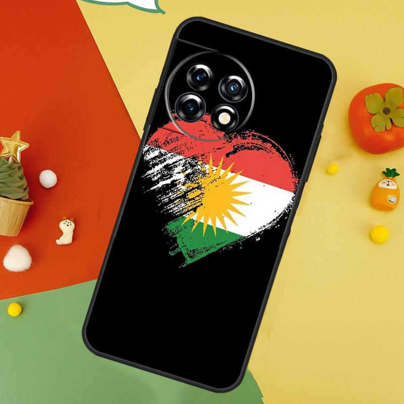 Kurdistan Flag Back Case For OnePlus 13 15 13R 13T 12 12R 11 10 10T 8T Nord 5 CE 4 2 3 Lite N20 N30 Cover