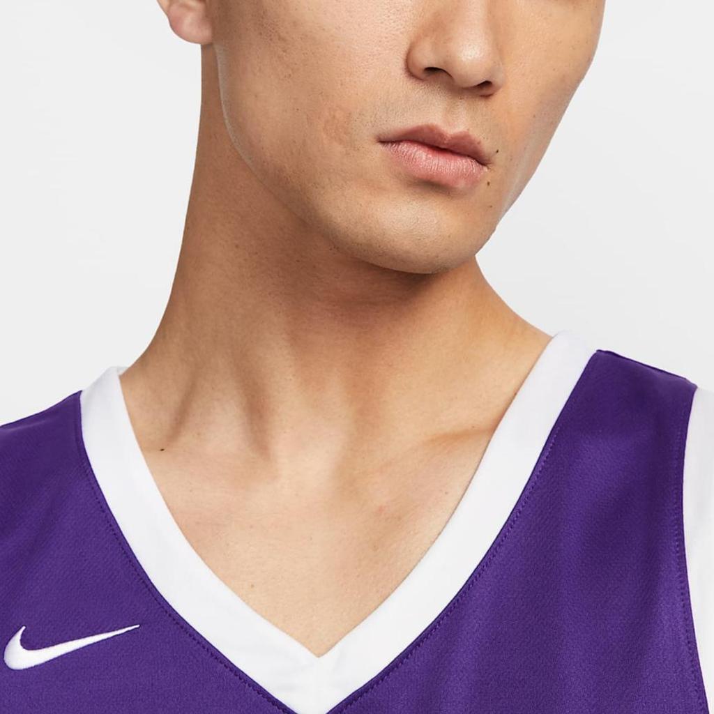 Nike Мужская баскетбольная майка Dri Fit Садовый фиолетовый IB8638-547