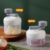 Garlic Chopper Manual Garlic Grinder Garlic Crusher Hand-Cranked Food Processor Mincer Tool for Kitchen Gadgets