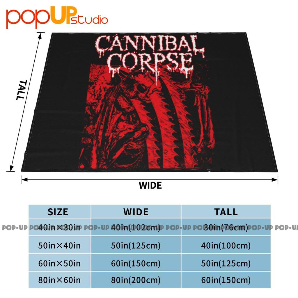 Cannibal Corpse Eu Uk Тур Ультра-мягкое одеяло Покрывало Зимнее Покрытие для дивана Постельное белье