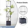 Ящик для рассады с решетчатым горшком для растений Минималистская практичная приподнятая грядка для выращивания томатов вьющаяся клетка