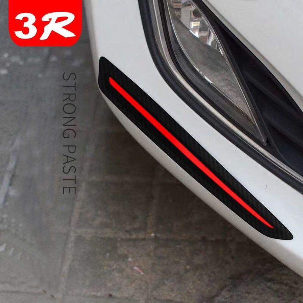 Auto Protection Front Rear Bumper Edge Corner Guards Anti-scratch Stickers Car Decoration Strip