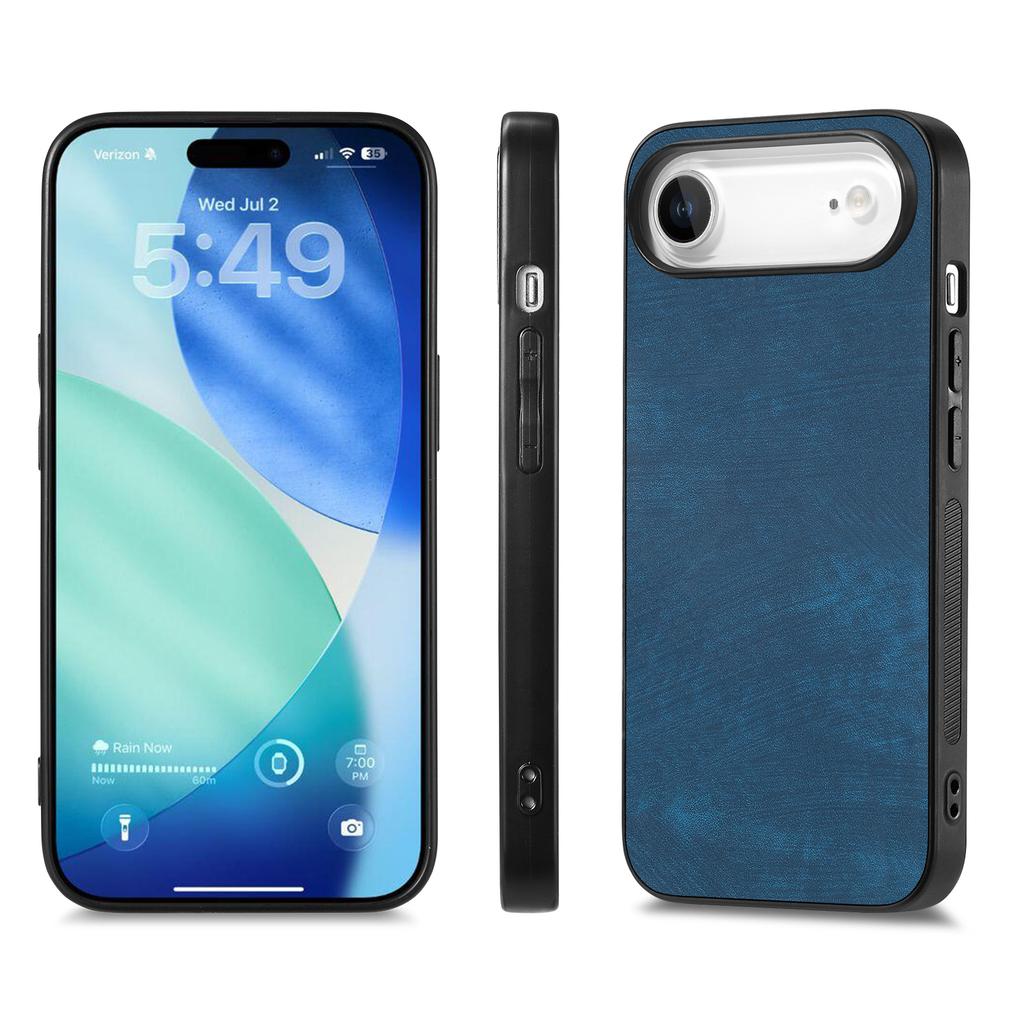 For iPhone Air Case Shockproof Slim Retro Leather Phone Back Cover