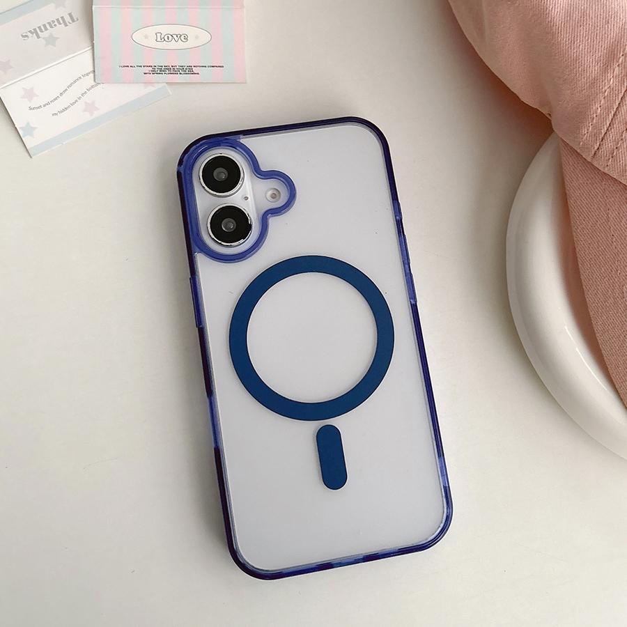 Роскошный магнитный чехол для телефона с беспроводной зарядкой для iPhone 16 15 Pro Max 16 Plus iPhone 14 13 12 11 для Magsafe полупрозрачная противоударная задняя крышка