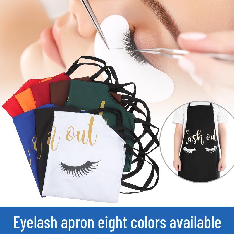 Unisex Cotton Linen Eyelash & Nail Art Apron