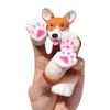Washable Animal Cat Dog Hand Puppet Props Random Combination Finger Dolls