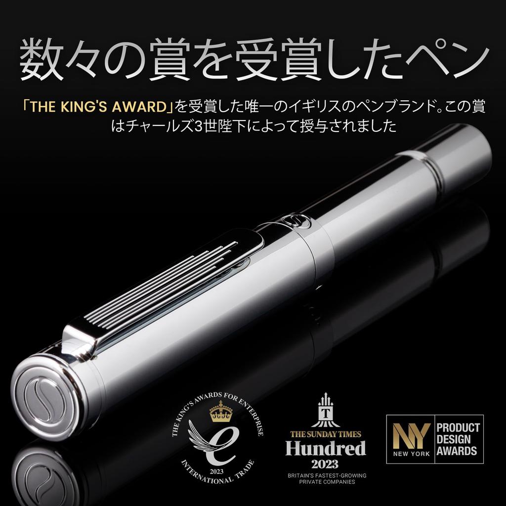 Шариковая ручка Scriveiner Silver Chrome EDC Luxury Pen Великолепная тяжелая карманная ручка с хромированной отделкой Удобная ручка для письма Лучшая ручка в подарок для мужчин и женщин