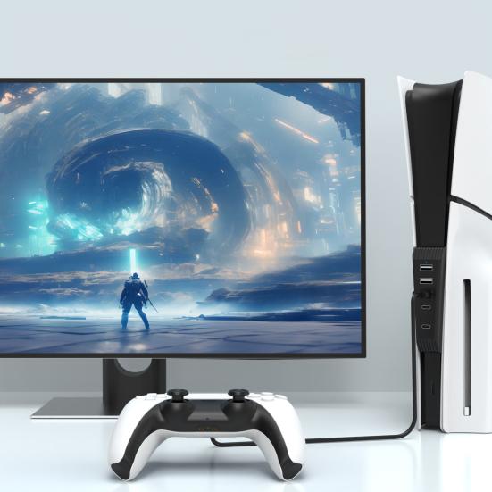 USB-концентратор 5-в-1, высокоскоростной удлинитель для PS5 Slim с 3 портами USB 1