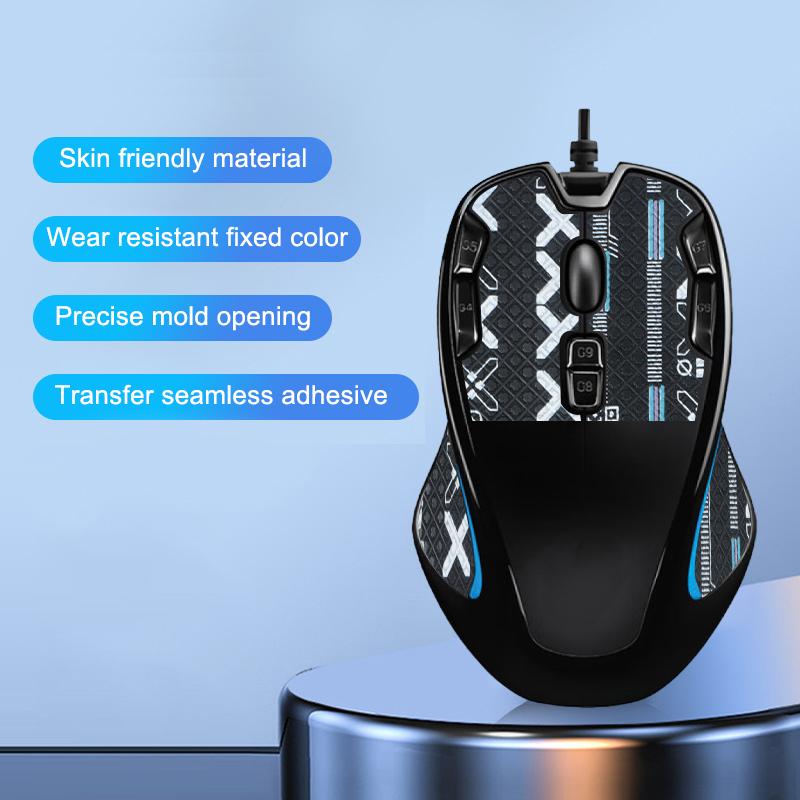 Противоскользящая наклейка на ручку мыши Skate для игровой мыши Logitech G300S, впитывающая пот, для компьютерных киберспортивных геймеров