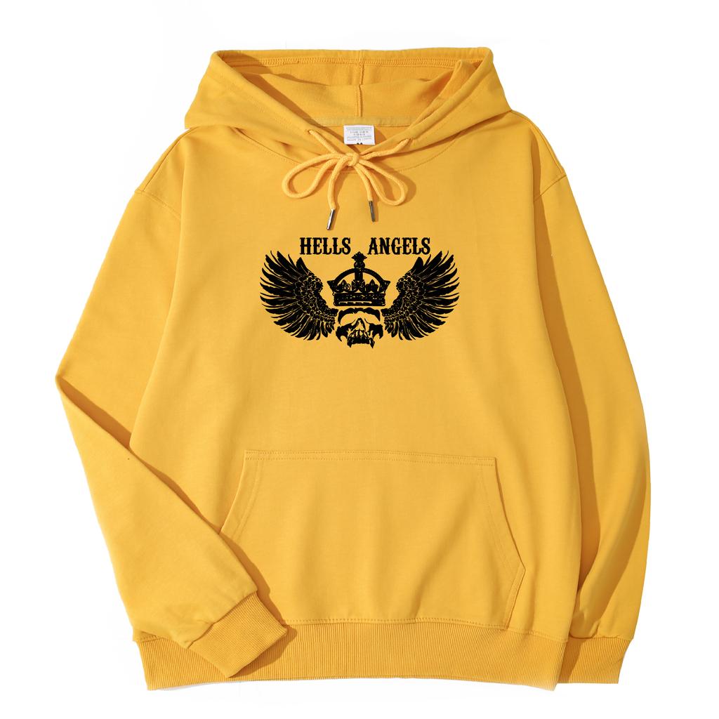 Мотоциклетный клуб Hells Angels Толстовка унисекс Женская толстовка с капюшоном Лидер продаж N05