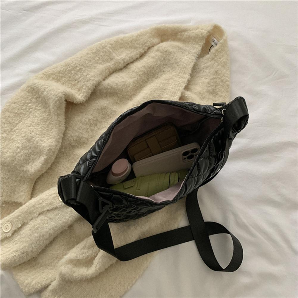 Осенне-зимняя сумка через плечо Стеганые женские сумки Ромбовидный узор Девичья сумка-портфель KTY