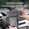 Для ZEEKR 001 007 X 7X 2025 2025 Замшевый зажим для очков Бокс для хранения солнцезащитных очков на солнцезащитном козырьке Аксессуары для интерьера автомобиля