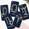 Черный чехол из ТПУ для OPPO A32 A33 A53 A53S A54 A55 A73 A74 A76 A77 A91 A94 A95 A93S A92S 4G 5G Знак Созвездия