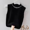 WTEMPO Весна-лето без рукавов нижние топы большого размера женские однотонные повседневные универсальные жилеты-камизолы с V-образным вырезом