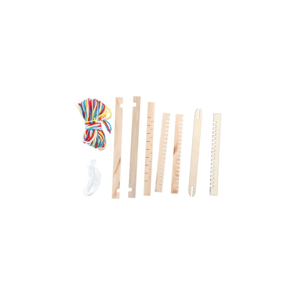Wooden Wooden Weaving Loom Starter Kit DIY Hand-Woven DIY Woven Set  For Children Kids Gifts