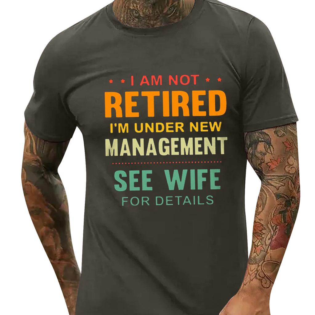 Men's  T-shirt T-shirts Graphic Text Pool3D Printing Street Casual Short Sleeve Printed Clothing Basic