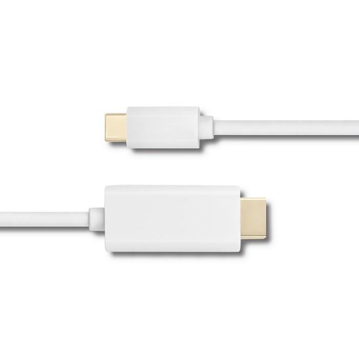 Qoltec DisplayPort Alternate mode | USB 3.1 type C male | Displayport male | 5K | 1m