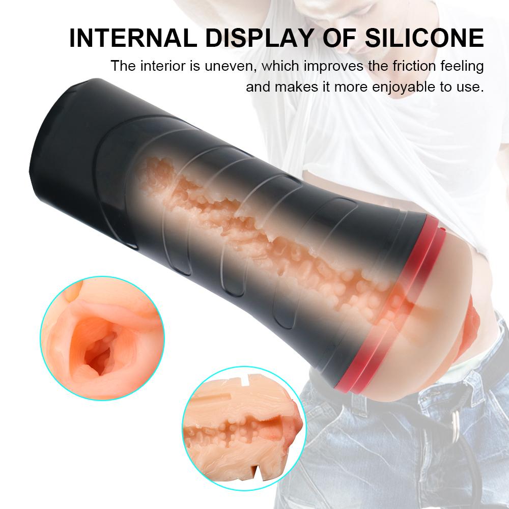 Man Masturbation Cup Sex Toy for Adults, Pleasant Aircraft Cup Vagina Pussy Vaginator, Endurance Exercise Training Sex Tool