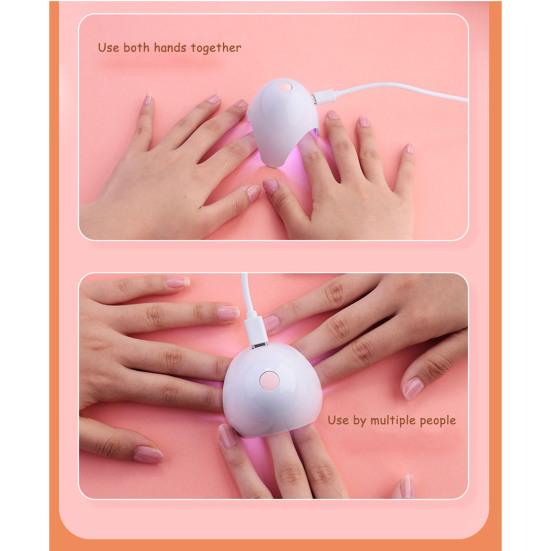 Двойной источник света, светодиодная лампа для ногтей, стиль медузы, ABS, профессиональная сушилка для лака для ногтей типа C