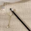 Elegant Hanfu Flower Hairpin: High-End Tassel Step Shake for Updo