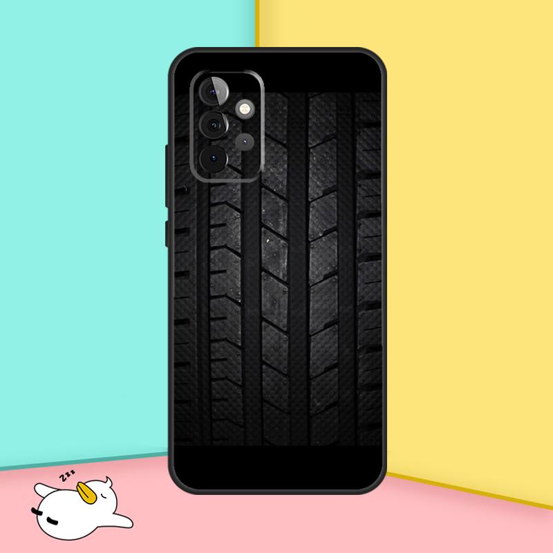 Tire Tread Wheel Case For Samsung Galaxy A16 A06 A26 A36 A56 A53 A32 A52 A33 A13 A55 A35 A15 A14 A34 A54 A17