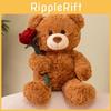 Adorable Brown And Pink Teddy Bear Plush Toy Perfect For Girlfriend Valentine's Gift