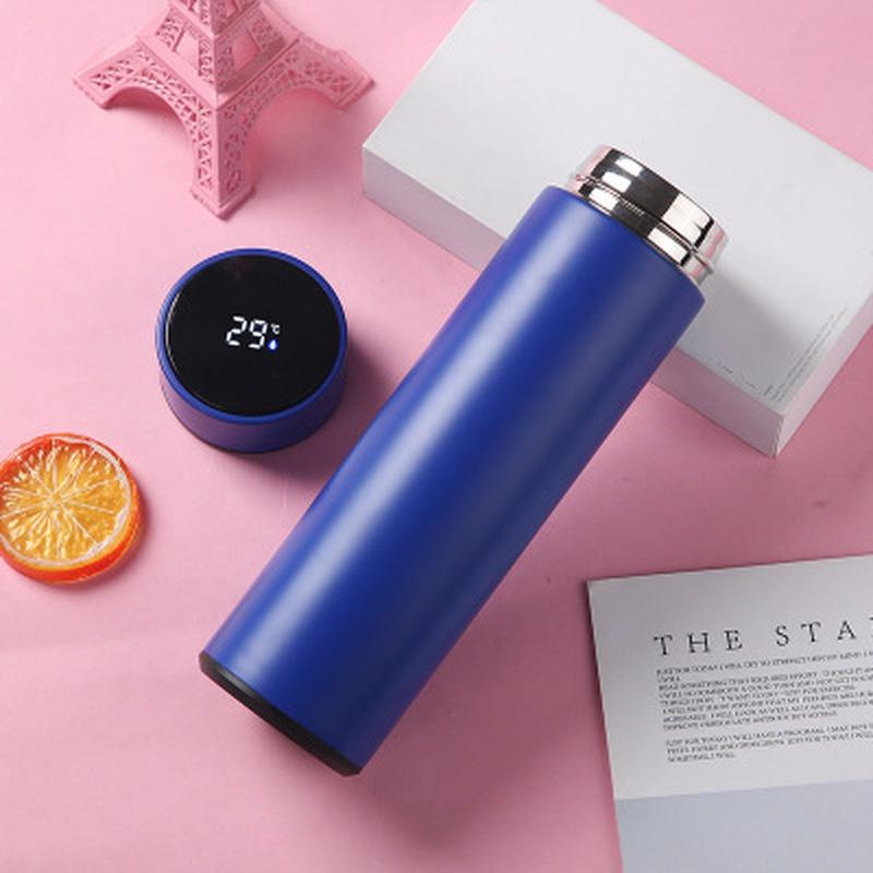 500ML Temperature Display Thermos Bottle Vacuum Flasks Stainless Steel Travel Coffee Mug Tea Mug Thermo Cup