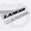 for Mitsubishi Lancer ABS Plastic Car Rear Trunk Emblem 3D Nameplate Badge Side Modified Deocration Styling Accessories