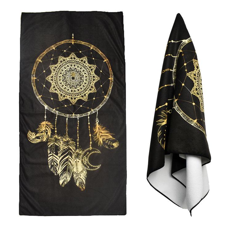 Free Custom Multi-Style Quick Drying Super Absorbent Sand-Free Microfiber Beach Towel with Logo Design All-Season Use