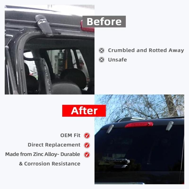 Задние петли для стекла задней двери 6L2Z78420A68AA 6L2Z78420A69AA для Explorer Mountaineer 2006-2010, аксессуары для автозапчастей