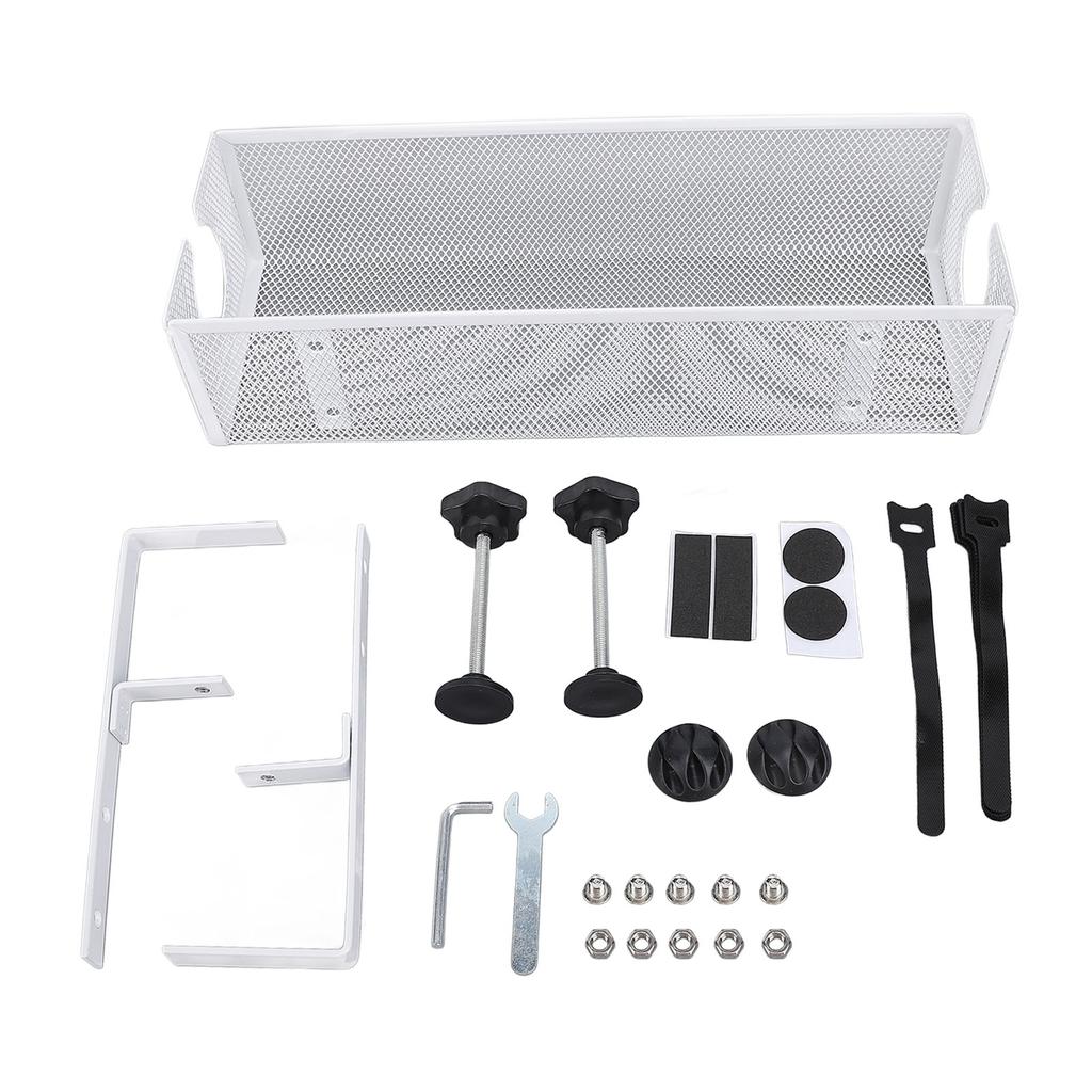 Подстольный лоток для прокладки кабелей, без сверления, стальной, лоток для прокладки кабелей и проводов, органайзер для кабелей, стойка для прокладки кабелей с зажимом для офиса, дома