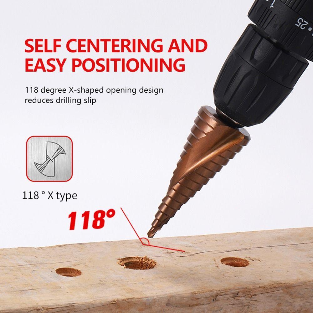 Chamfering Drilling Tools Multi-function Metal Drill Hole Opener Step Drill Bit HSS