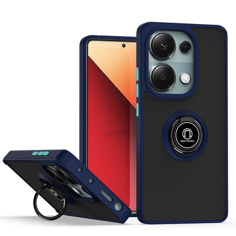 Чехол Armor Case для Xiaomi Redmi Note 13 Pro 5G Note 13 Pro+ Plus защитный чехол кольцо магнитный держатель подставка чехол Funda Capa