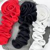 1PC Wave Large Flower Cloth Sticker Clothing Sccessories Sewing Applique For Wedding Dress 30x14cm