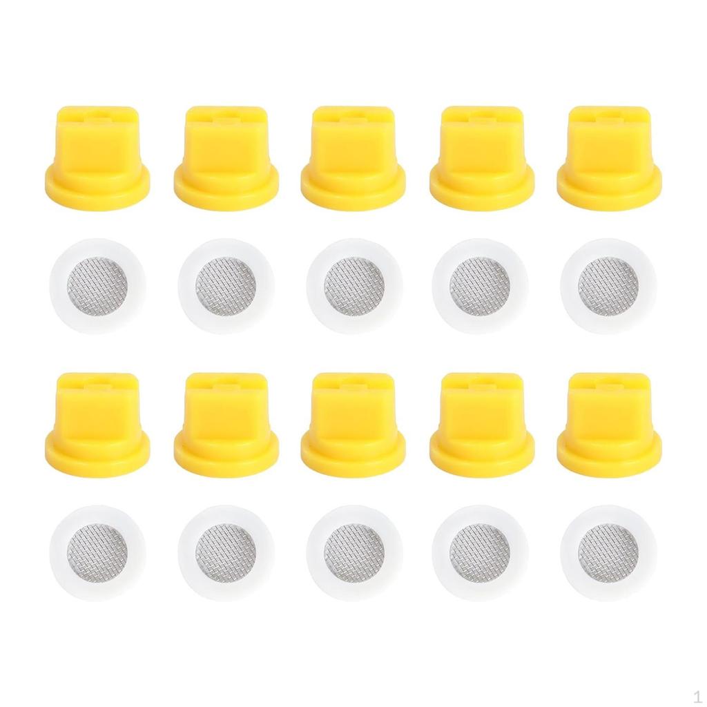 10 сельскохозяйственных распылительных форсунок с фильтрующими кольцами O под углом 110° для эффективной очистки