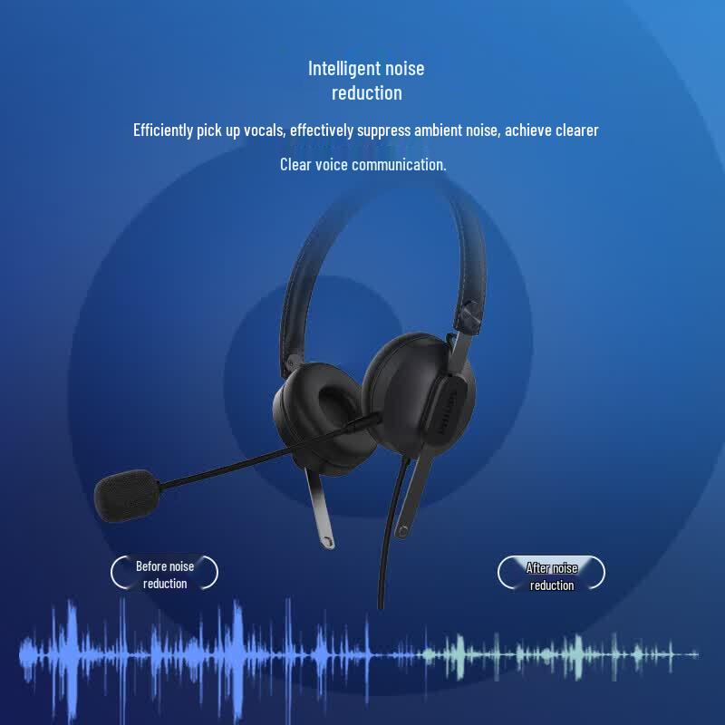 Philips SHM2028 Binaural USB Call Center Headset