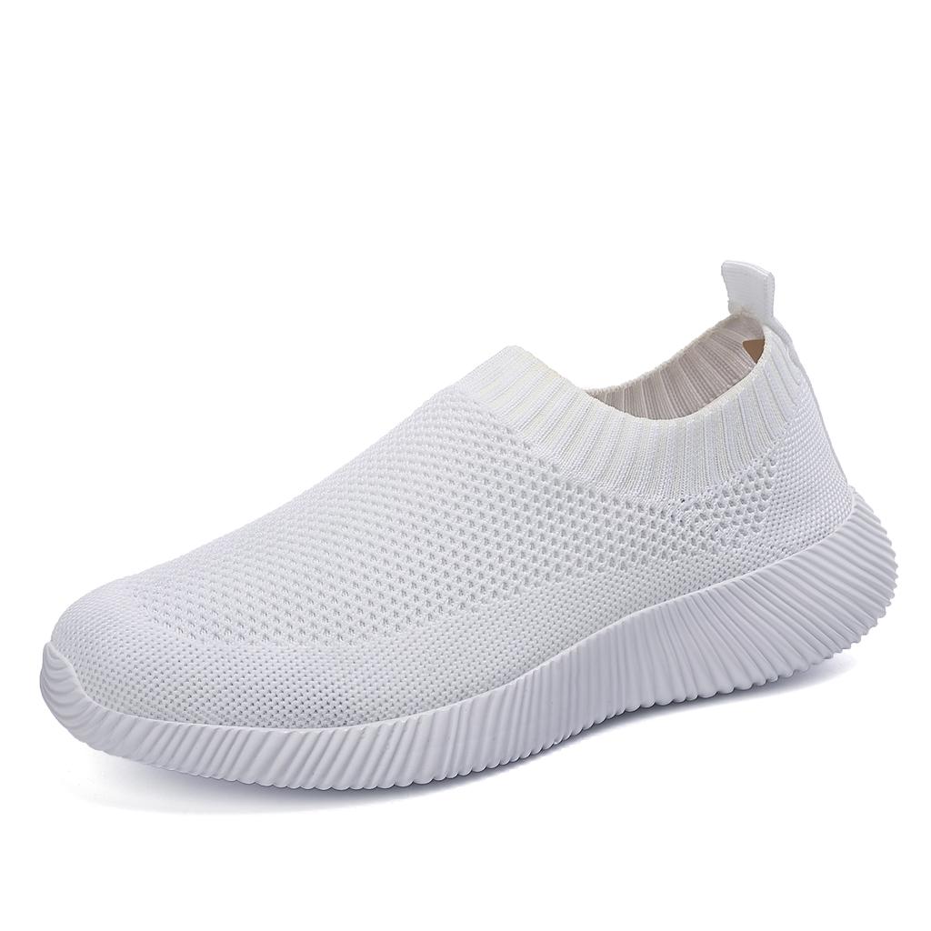 Spring and Summer New Women's Lightweight Breathable Mesh Surface Leisure Sports Flat Walking Shoes Loafer Women's Shoes