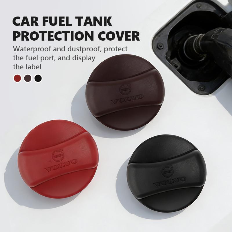 cjtsp5 Car Silicone Fuel Tank Cap Protective Anti-Scratch Oil Tank Cover For Volvo V50 S60 XC60 S40 XC40 XC90 V70 XC70 C30 V40 V60