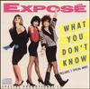 CD EXPOSÉ - What You Don't Know ASCD9837 Arista 1989 US Dance & Electronica Used