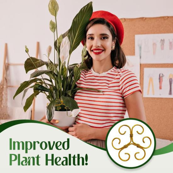 Стабилизатор для растений Monstera, металлический держатель для стебля растения, комнатный стабилизатор для стебля садовых цветов, горшечных растений, процветающий рост