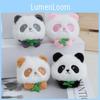 Adorable Cartoon Panda Plush Keychain Toy Cute Stuffed Bag Charm Gift For Couples