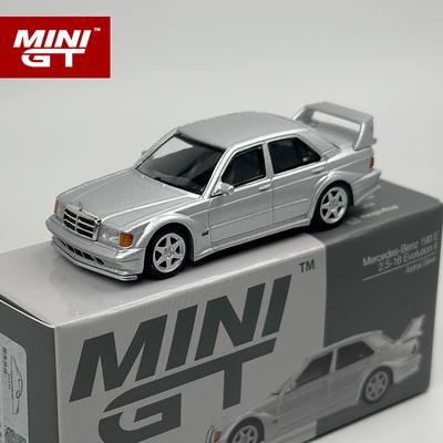 AAP1 MINIGT 1:64 Mercedes-Benz 190E 2.5-16 Evolution II Астральный Серебристый литой автомобильный модель 852